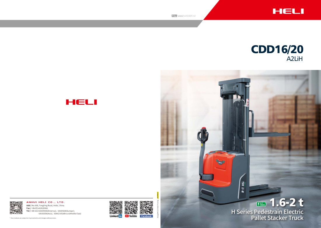 Noleggio HELI CDD16-A2LIH a Milano
